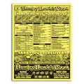 Pizza menu